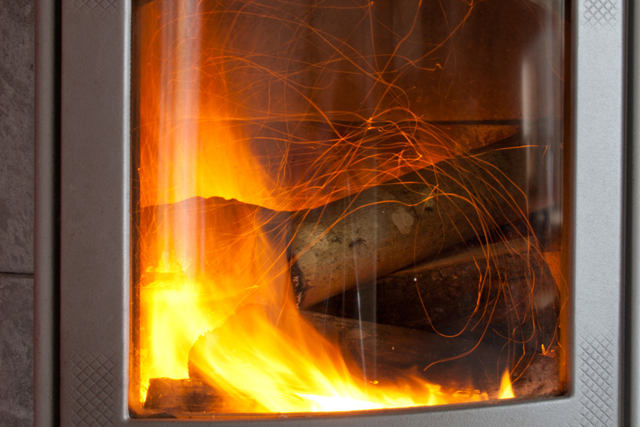 Verre Insert de cheminée